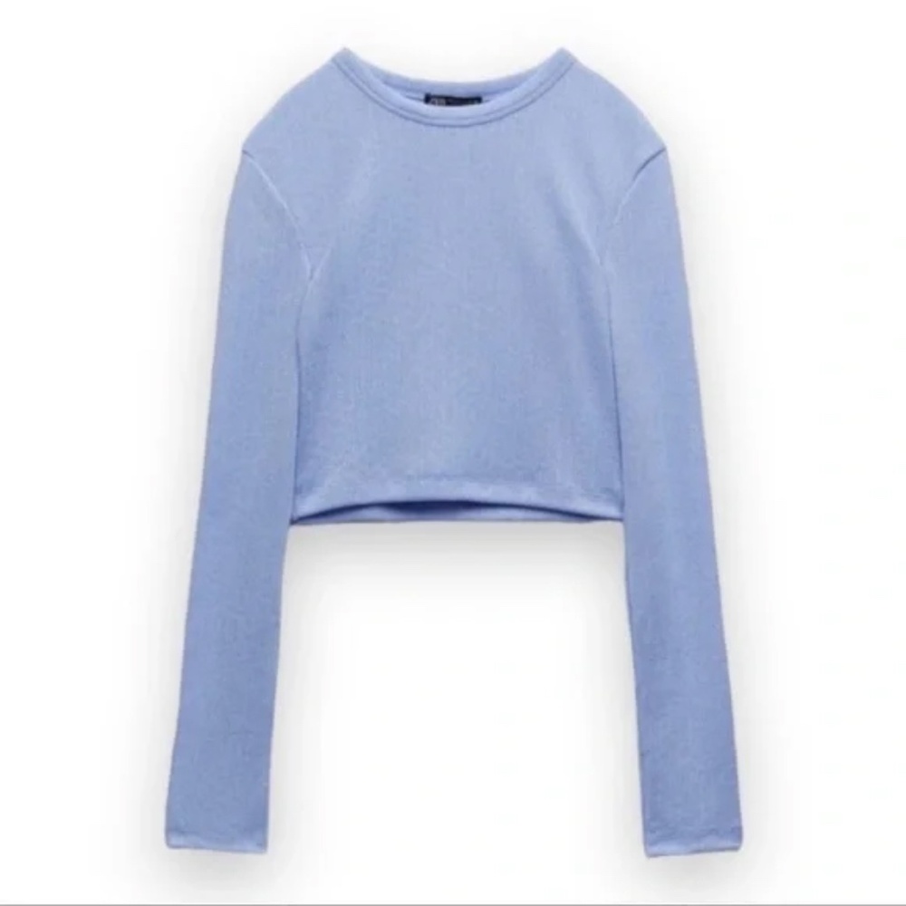 NWT Zara cropped shirt